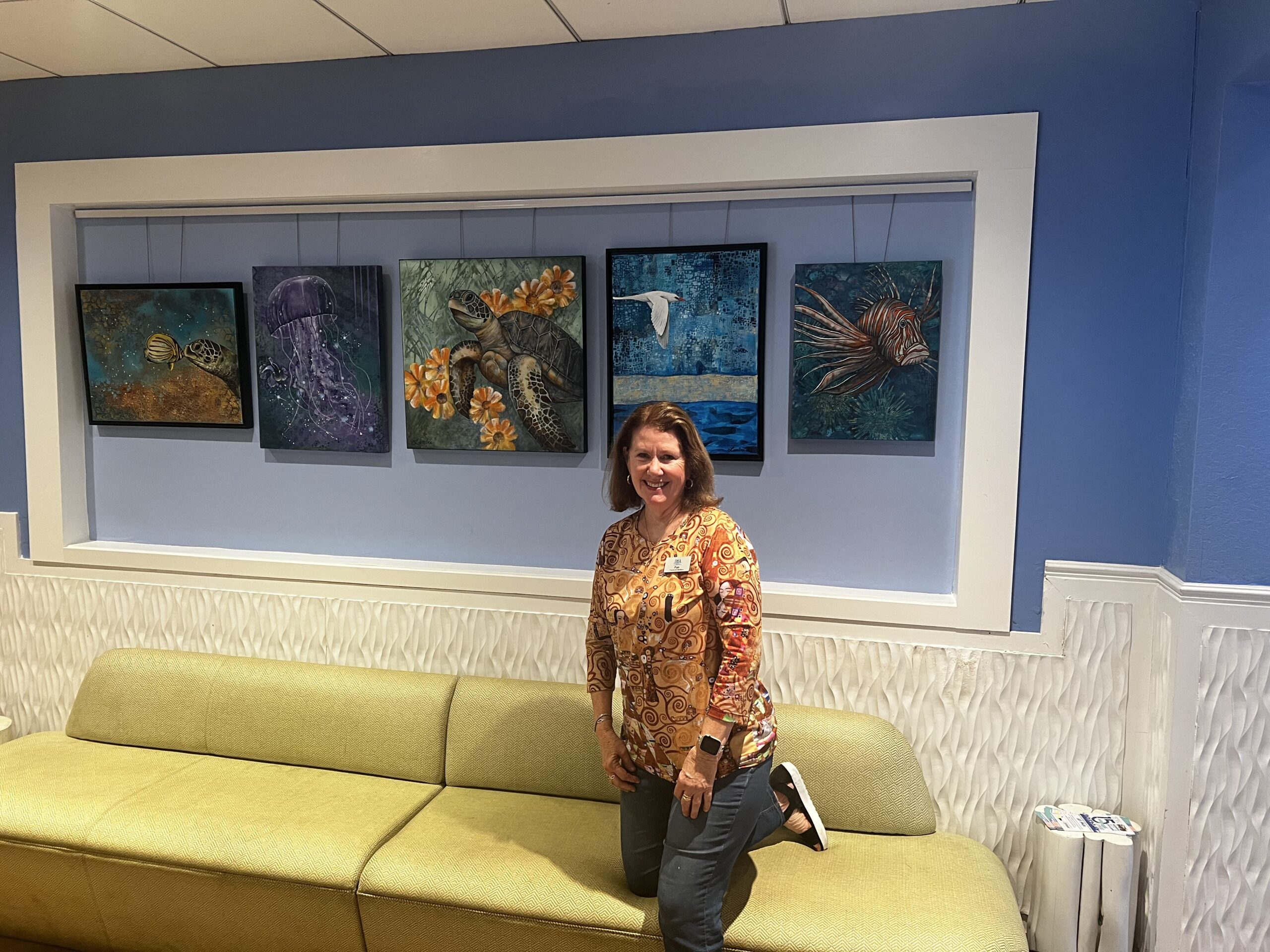 Art Connect Member Pam Lambie at Deck 84